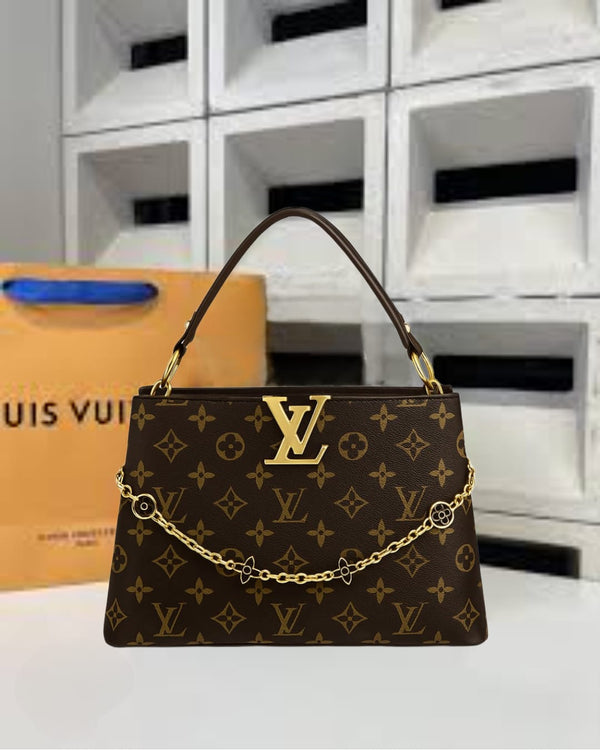 Lv Capucines Brown Bag With Brand Packaging